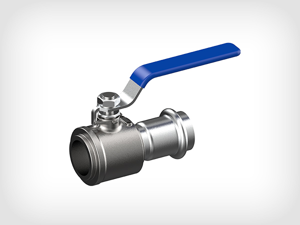 卡壓式單向直插球閥