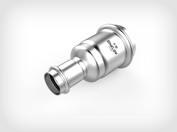 不銹鋼卡壓式異徑直接頭